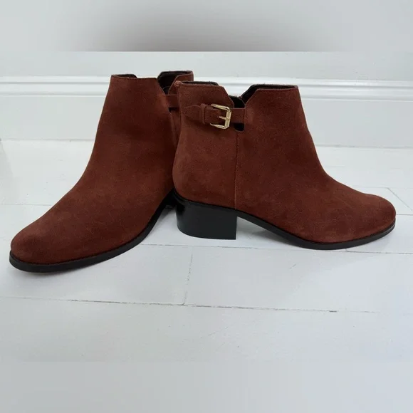 NWOT Cole Haan Haidyn Suede Ankle Boots - Picture 5 of 9